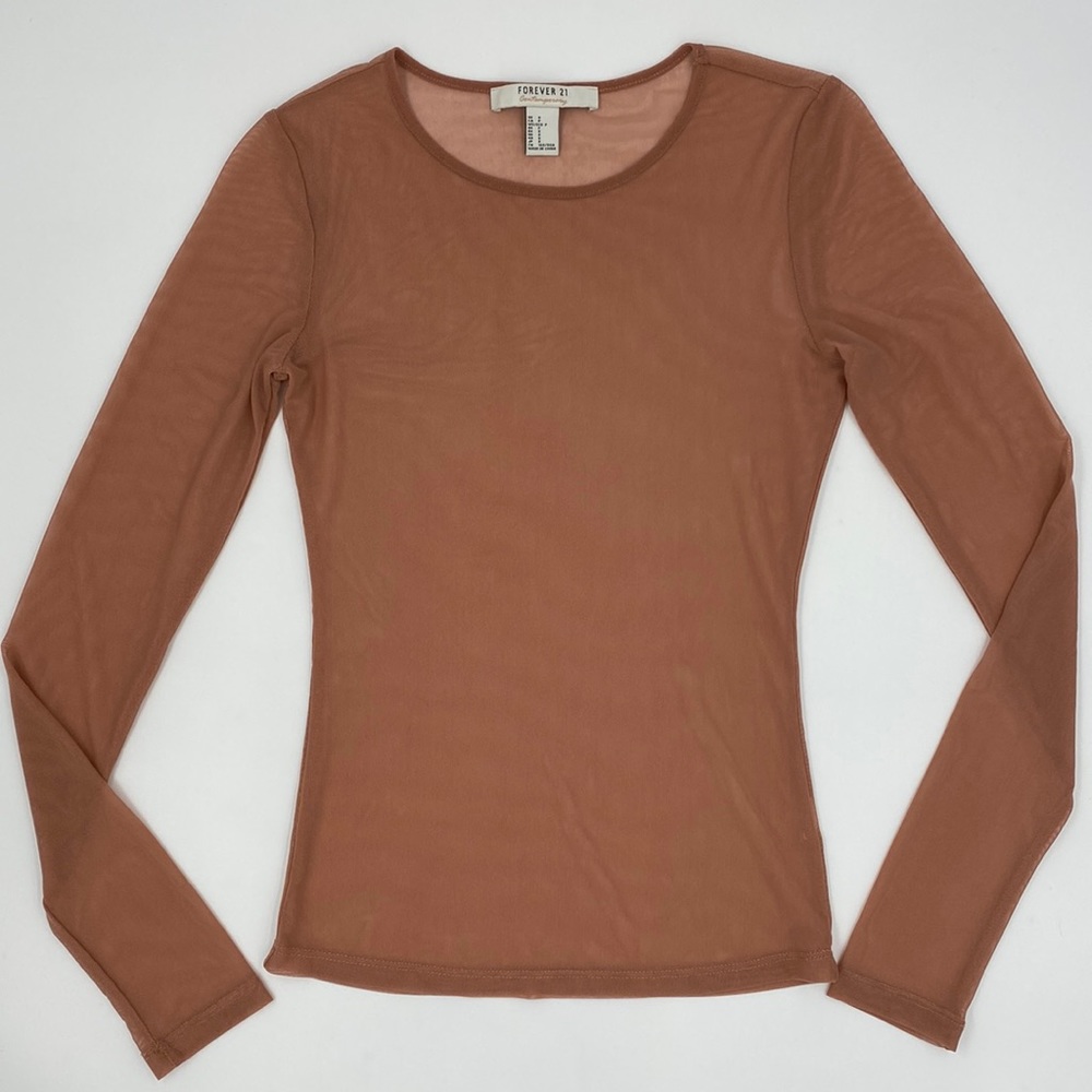 Forever 21 Contemporary Sheer Top